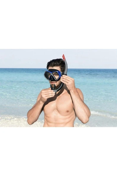 Yetişkin Dominator Pro Şnorkel Set 14 Yaş Üzeri - Mavi Su Dünyası - 2