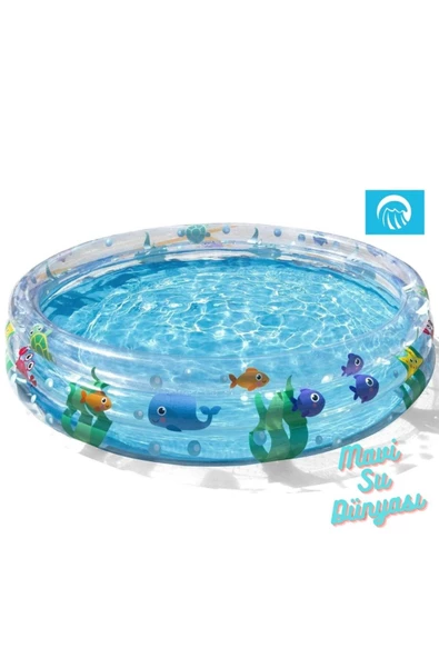 Havuz 3 Bölmeli Desenli Renkli 152 Cm x 30 Cm - 2