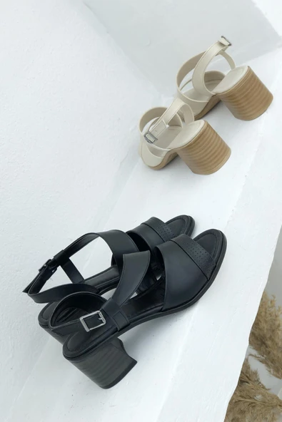 Feles Ortapedik Arkası Açık Kadın Sandalet Ayakkabı - Resim 10