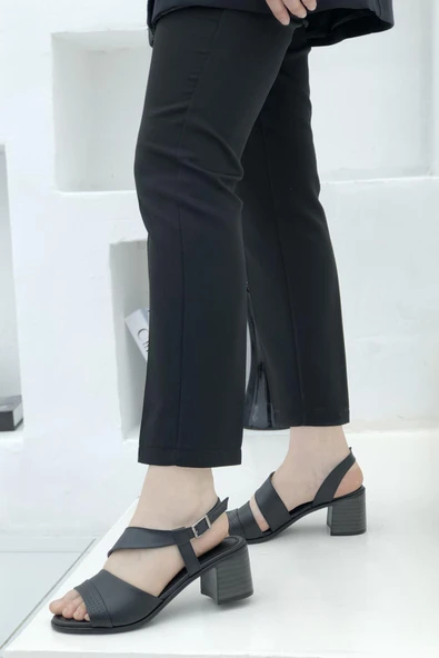 Feles Ortapedik Arkası Açık Kadın Sandalet Ayakkabı - Resim 3