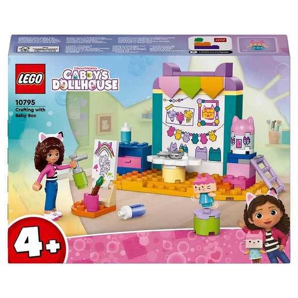 LEGO Gabby s Dollhouse Karton Yavru Kedi ile El Sanatları 10795 - 7