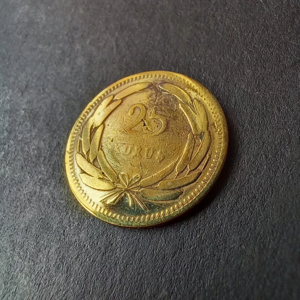 1949 ÇT+ 25 Kuruş eski madeni para - 39963666b1012ab735 - 4