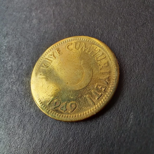 1949 ÇT+ 25 Kuruş eski madeni para - 39963666b1012ab735 - 5