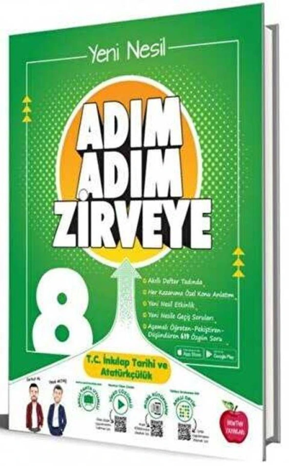 8. Sınıf Adım Adım Zirveye T.C. İnkılap Tarihi ve Atatürkçülük Soru Bankası Newton Yayınları