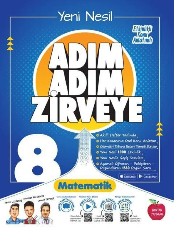 8. Sınıf LGS Matematik Adım Adım Zirveye Newton Yayınları ürün görseli