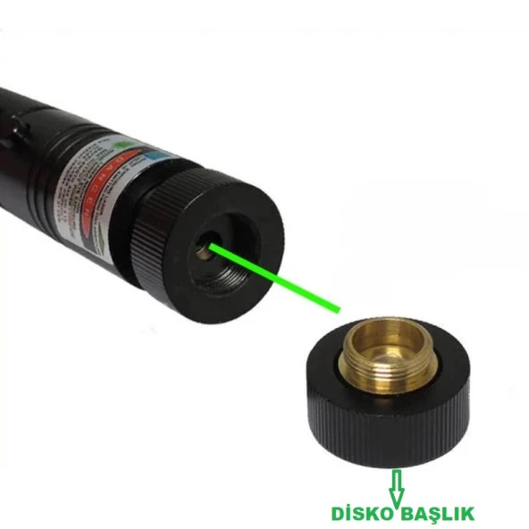 PROFESSIONAL VIP 100MW GREEN LASER POINTER YEŞİL LAZER PROFESYONEL ŞARJLI KİLİTLİ 100 MW YEŞİL LAZER - 6