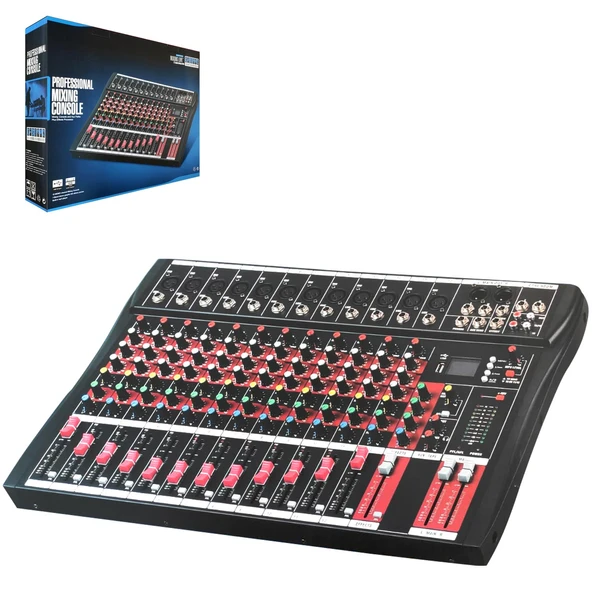 NWORK SYNX-12 Deck Mixer 12 Kanal Bluetooth Usb