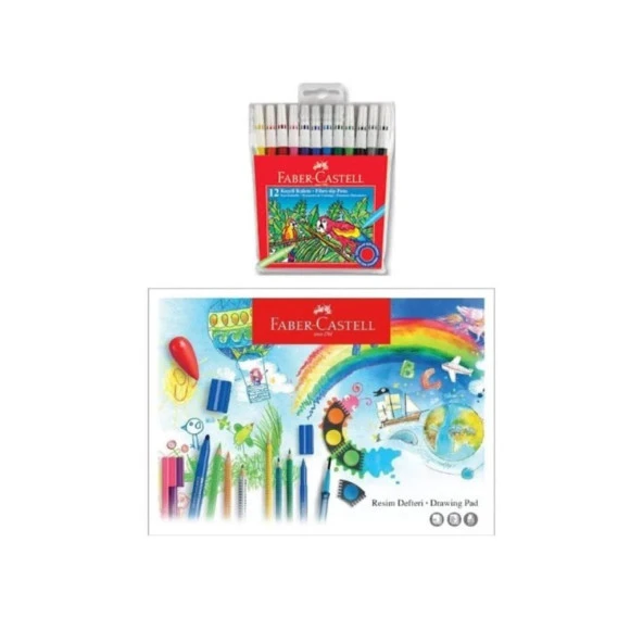 Faber Castell Faber-castell Okul Ögrenci Kirtasiye Boya Seti Ofisinn-048