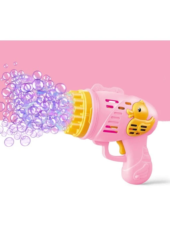 Mofy Baby 23 Kanal Pilli Baloncuk Makinesi Baloncuk Tabancası Köpük Tabancası Bubble Gun Ördek