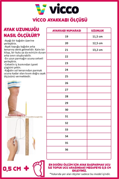 Vicco Anka Kız/Erkek Bebek İlk Adım Panduf Ayakkabı 950.E19K.224 Fuşya - Resim 5