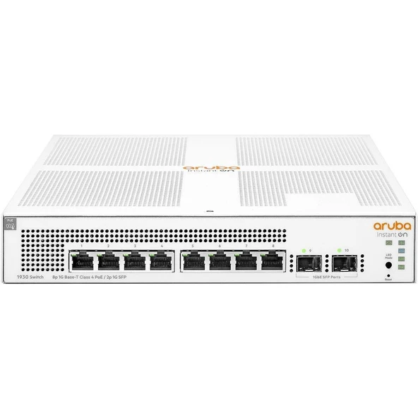 HPE ARUBA JL681A 1930-8G 8PORT 10/100/1000 YÖNETİLEBİLİR POE SWITCH - Resim 3