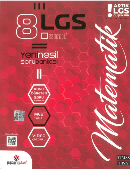 Sistemplus 8.Sınıf Matematik  Yeni Nesil  Soru Bankası