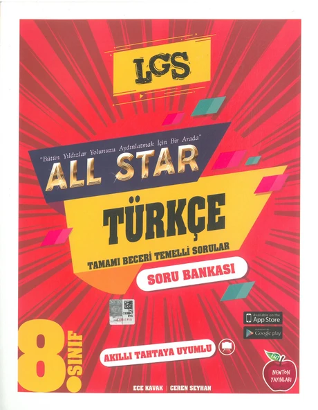 Newton 8.Sınıf All Star Türkçe Soru Bankası Yeni