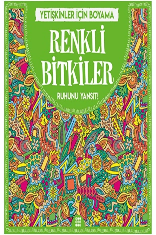 Renkli Bitkiler / Yetişkinler Için Boyama