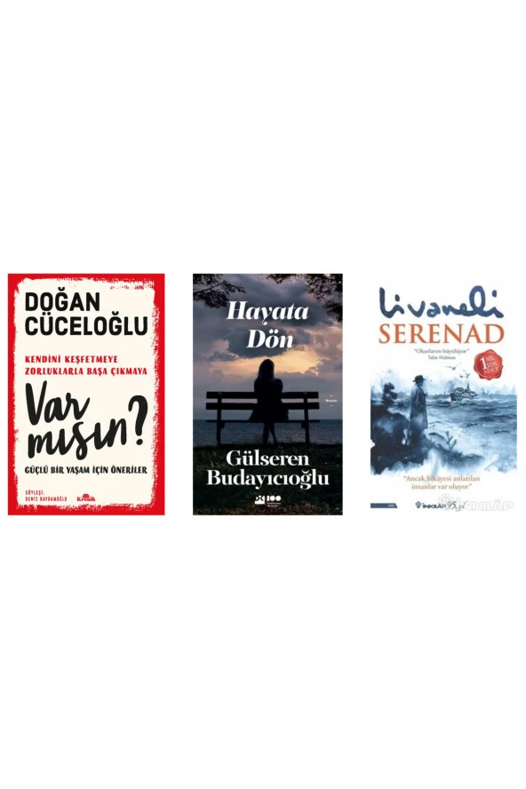 Serenad-Hayata Dön-Var mısın 3 Kitap Set