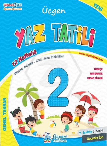 Üçgen 2.Sınıf YAZ TATİLİ 12 Haftalık Tekrar + Deneme