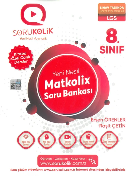 Sorukolik 8.Sınıf Yeni Nesil Matkolix Soru Bankası