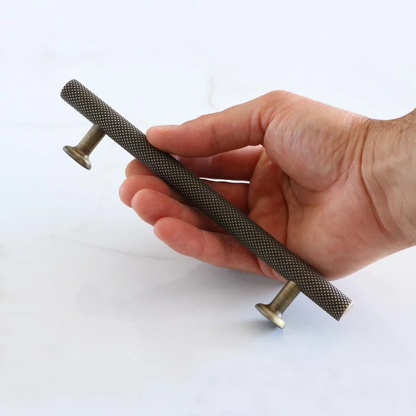 Doruk 128 mm Eskitme Antik Sarı Metal Mobilya Mutfak Çekmece Dolap Dolabı Kulpu Kulbu Kulpları - 3
