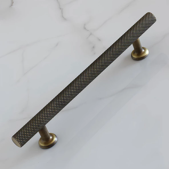 Doruk 128 mm Eskitme Antik Sarı Metal Mobilya Mutfak Çekmece Dolap Dolabı Kulpu Kulbu Kulpları - 6