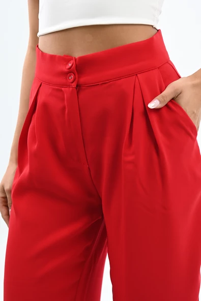 Kadın Palazzo Cep Detaylı Pantolon 6270-24 - 11