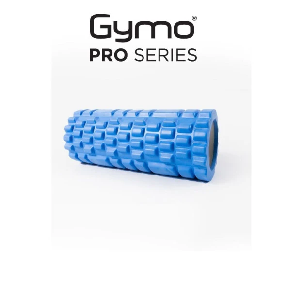 Gymo Pro Series Foam Roller Pilates Masaj Rulosu Mavi