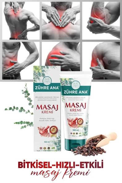 Zühre Ana Masaj Kremi 100 Ml Orijinal Hologramlı Ürün - Resim 3