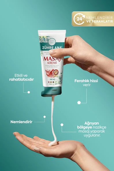 Zühre Ana Masaj Kremi 100 Ml Orijinal Hologramlı Ürün - Resim 2