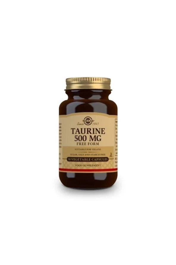 Solgar Taurine 500 Mg 50 Kapsül