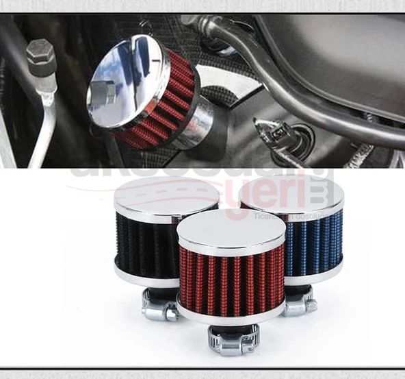 Performans Artırıcı Krank Motor Filtresi Kırmızı Renk Yüksek Performans - 5