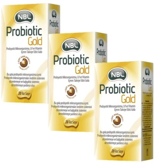 Nbl Probiotic Gold 20 Stick Saşe 3 Adet