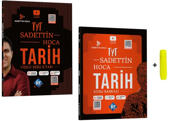 Kr Akademi Sadettin Hoca TYT Tarih Video Ders Kitabı Ve Soru Bankası Yeni
