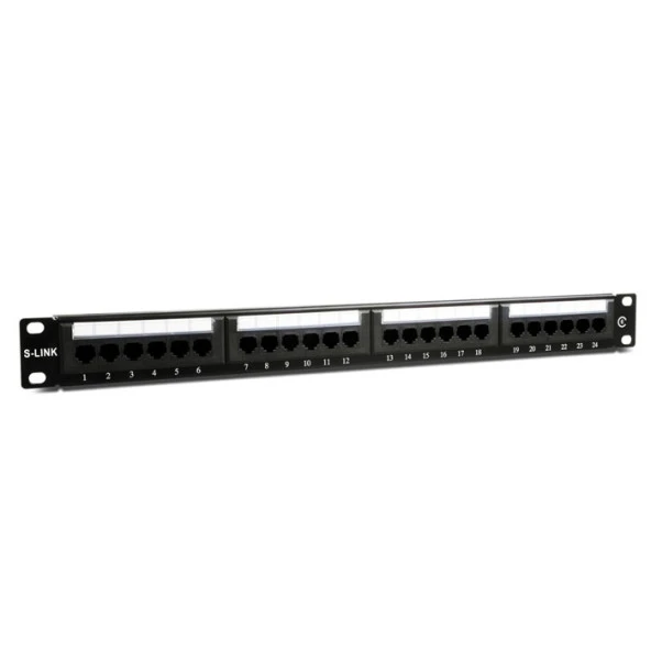 S-Link SL-F624 24-port UTP CAT6 Patch Panel