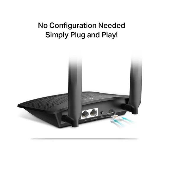 TP-LINK ARCHER MR100 N300 2.4GHZ EV Ofis Tipi 4G LTE Router - 3