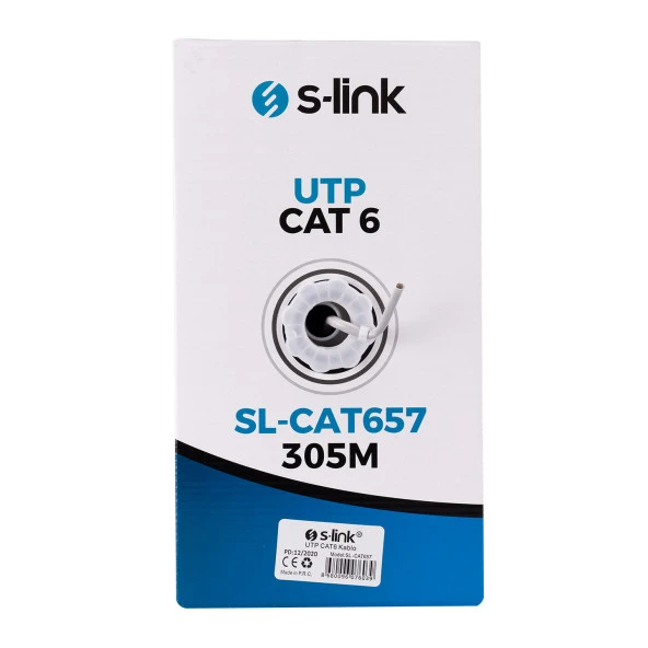 S-link SL-CAT657 305m 23AWG Utp CAT6 Kablo - 3