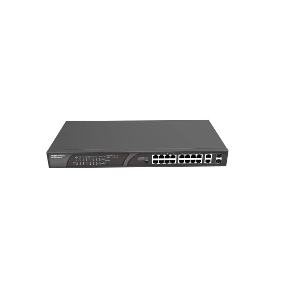 RUIJIE 16-port REYEE RG-ES118S-LP 10/100 2X-SFP 120W FULL POE SWITCH