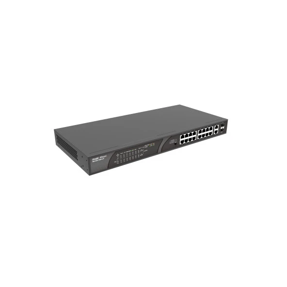 RUIJIE 16-PORT 120W POE SWITCH REYEE RG-ES118S-LP 10/100 2X-SFP Yönetilemez Switch - Resim 2