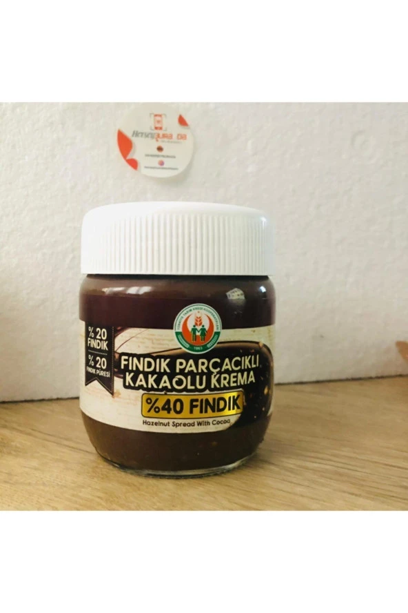 Tarım Kredi Fındık Parçacıklı Kakaolu Krema %40 Fındık 400 gr