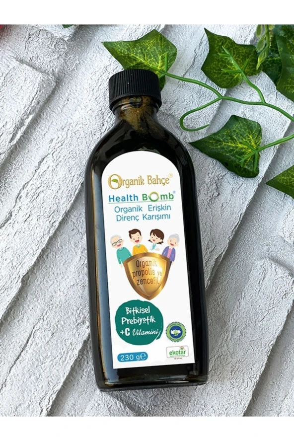 Healthbomb - Organik Propolis Ve Zencefilli Erişkin Direnç Şurubu - 2