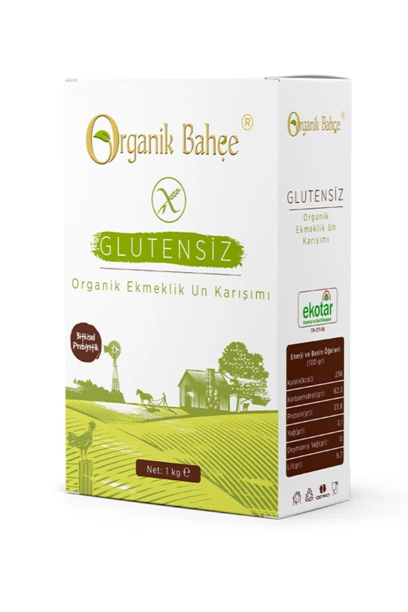 Organik Glutensiz Ekmeklik Un Karışımı 1 Kg