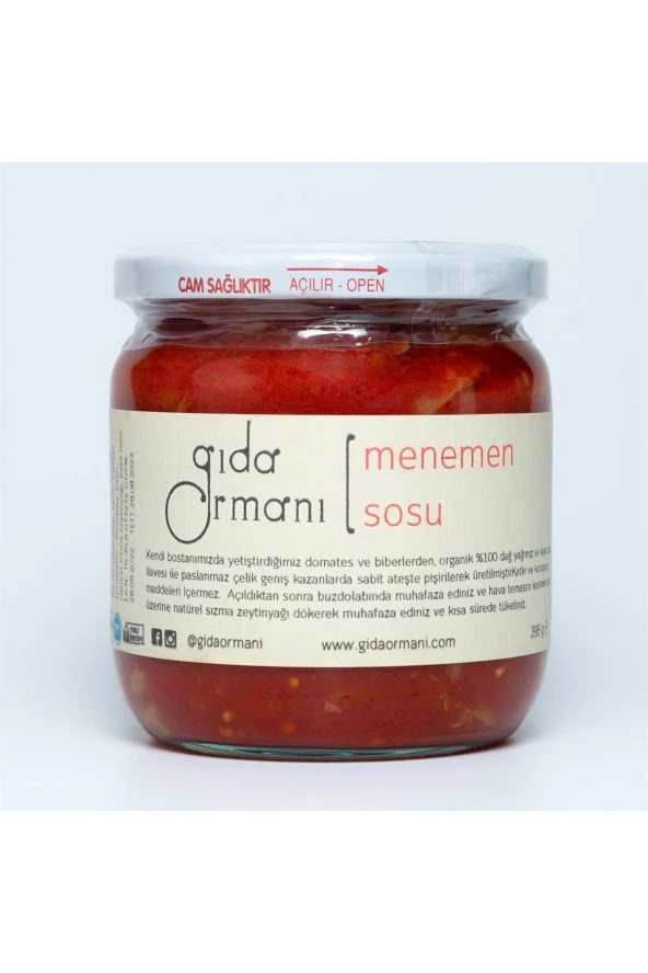 Menemen Sosu 395 g - Gıda Ormanı