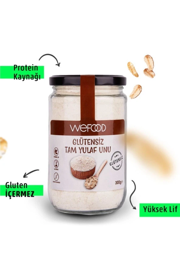 Glutensiz Tam Yulaf Unu 300 Gr 2'li - 2