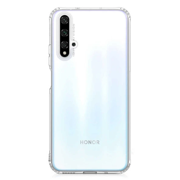 Huawei Nova 5T Şeffaf Kılıf Köşelerde Darbelere Karşı Ultra Kalınlık (ANTİSHOCK)