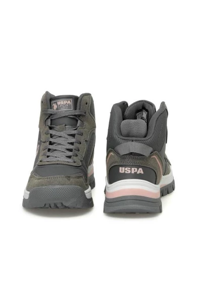 U.S Polo Assn. SAGAN HI WMN 4PR 101811702 Kadın Bot Gri 36-40 - 3