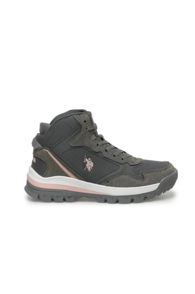 U.S Polo Assn. SAGAN HI WMN 4PR 101811702 Kadın Bot Gri 36-40 - 5