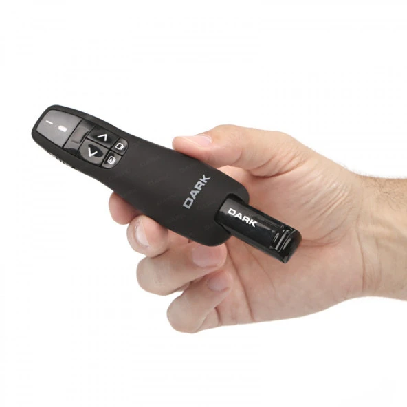Dark Dk-Ac-Wp07 2.4 Ghz Kırmızı Lazerli Kablosuz Presenter Siyah - Resim 3