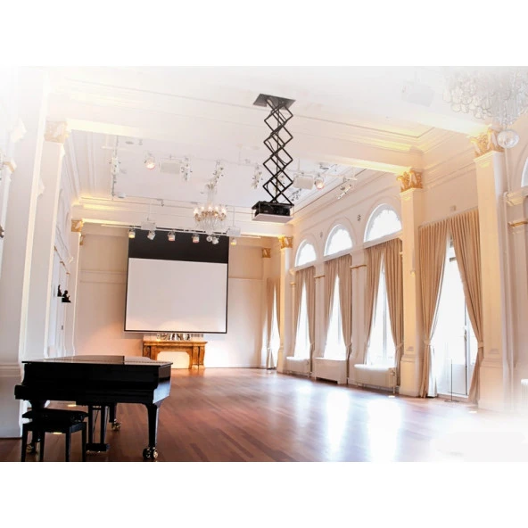 Codegen COD-MPL20 3 Metreye Kadar Ayarlanabilir Motorlu Uzaktan Kumandalı Projeksiyon Askı Aparatı Lift Asansör - Resim 3