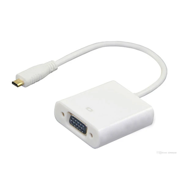 Hytech HY-MHVS25 Mini HDMI-VGA(D) Çevirici Adaptör