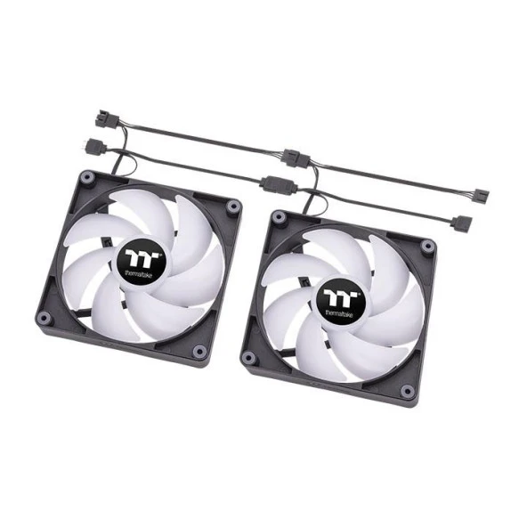 Thermaltake CT120 CL-F149-PL12SW-A ARGB Sync 2x120mm ARGB Kasa Fan Kiti - Resim 4