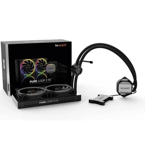 BE QUIET 240MM PURE LOOP 2 FX  RGB AM5-1700P SIVI SOĞUTMAI İŞLEMCİ FANI - Resim 3