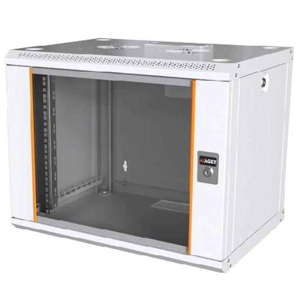 AGER 7U 600x450mm Duvar Tipi Beyaz Kabinet Agena AG-AN07U6045B1 - 7